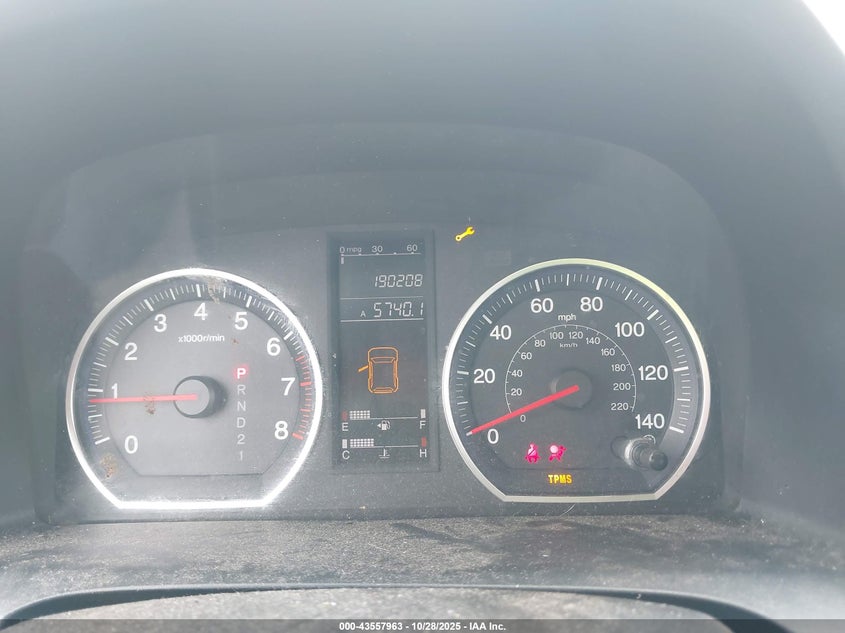 2009 Honda Cr-V Lx VIN: JHLRE48349C009524 Lot: 43557963