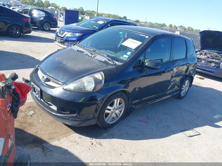 JHMGD38698S037382 2008 HONDA FIT photo no. 2