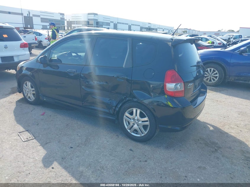JHMGD38698S037382 2008 HONDA FIT photo no. 3