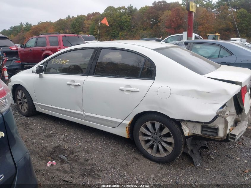 2009 Honda Civic Ex-L VIN: 19XFA16969E005873 Lot: 43558180