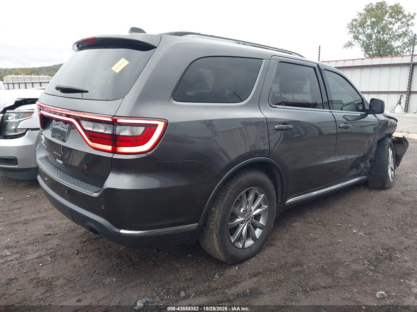 Vin: 1c4rdhag3hc724748, lot: 44053424, dodge durango sxt rwd 20174