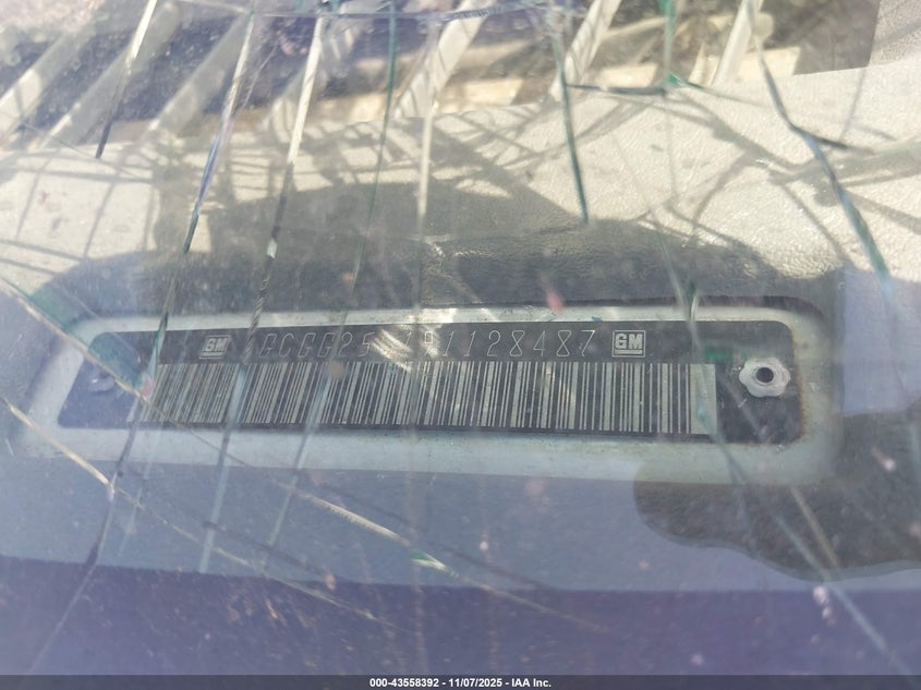 2009 Chevrolet Express 2500 Work Van VIN: 1GCGG25C191128487 Lot: 43558392