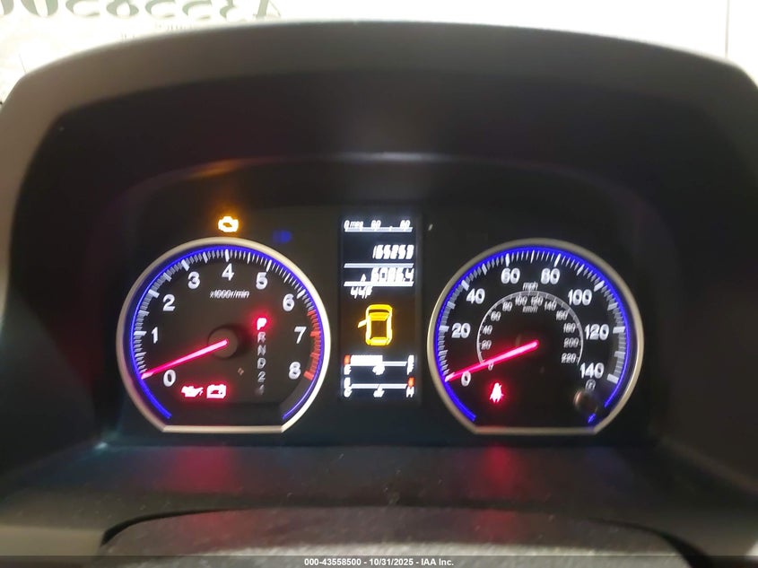 2009 Honda Cr-V Ex VIN: 5J6RE48599L044844 Lot: 43558500