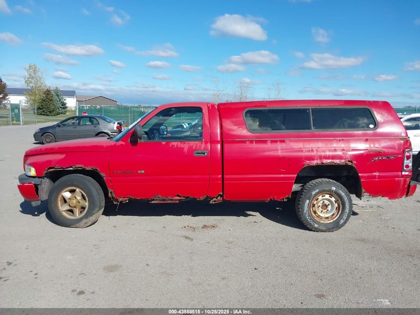 1998 Dodge Ram 1500 St VIN: 1B7HC16Z6WS752773 Lot: 43558515