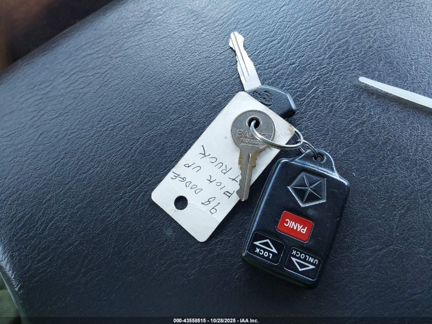 1998 Dodge Ram 1500 St VIN: 1B7HC16Z6WS752773 Lot: 43558515