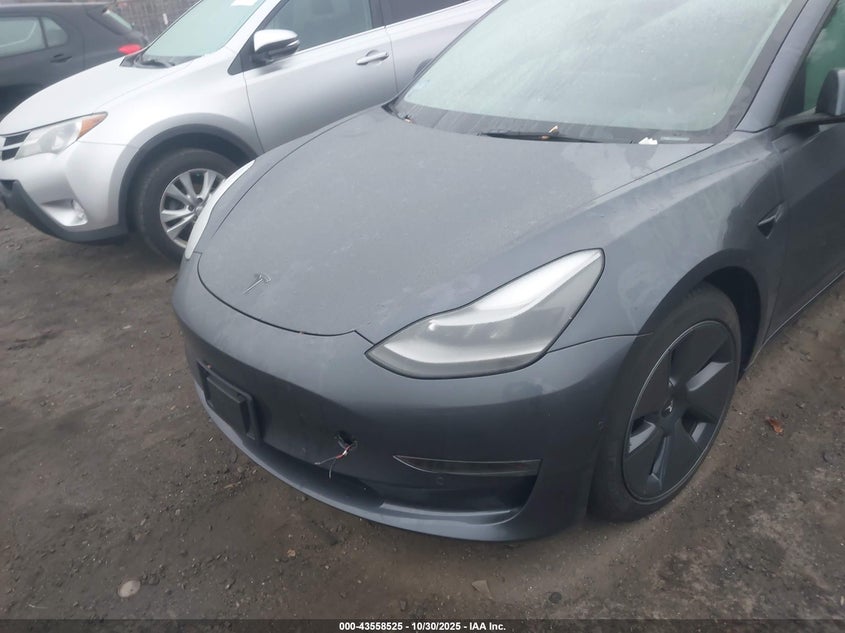 2022 Tesla Model 3 Long Range Dual Motor All-Wheel Drive VIN: 5YJ3E1EB5NF181927 Lot: 43558525
