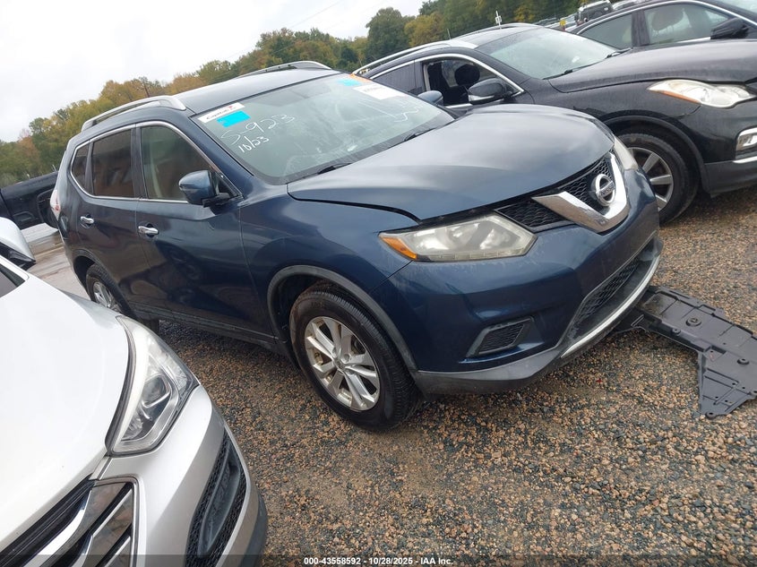 2016 NISSAN ROGUE SV - KNMAT2MT8GP631897
