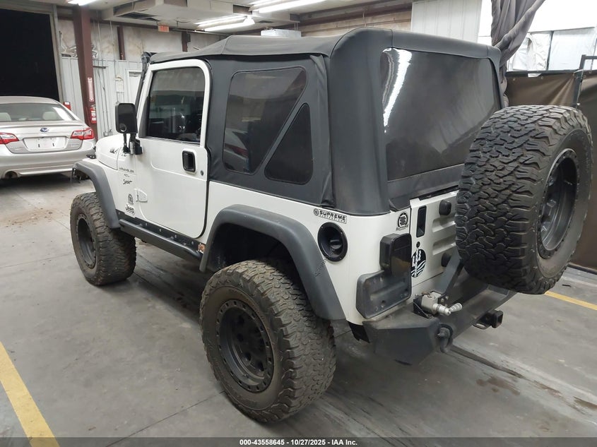 1J4FA49SX1P342139 2001 JEEP WRANGLER photo no. 3