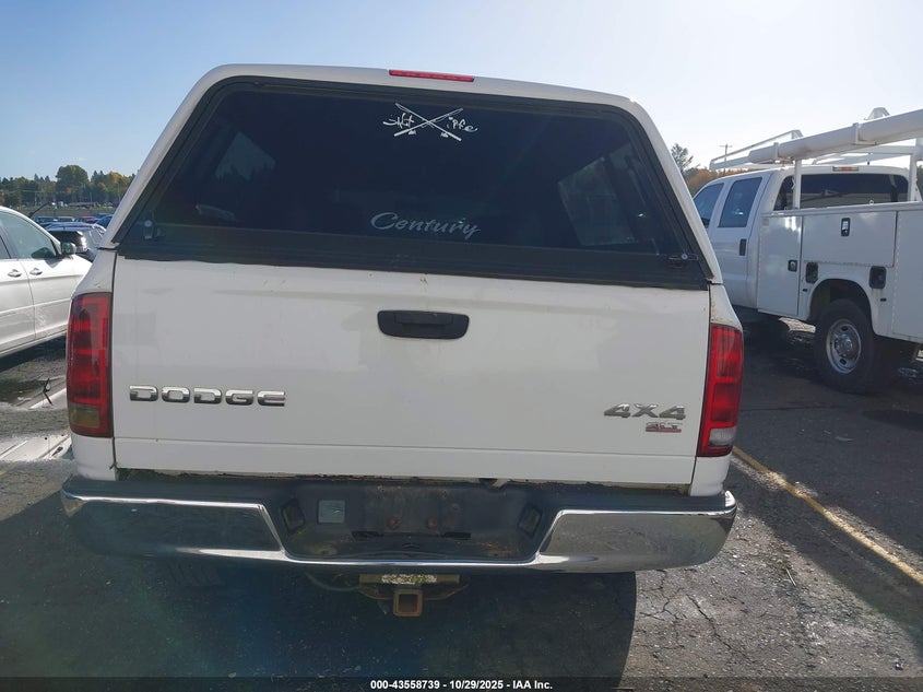 2003 Dodge Ram 1500 Slt/Laramie/St VIN: 1D7HU18N73J527180 Lot: 43558739