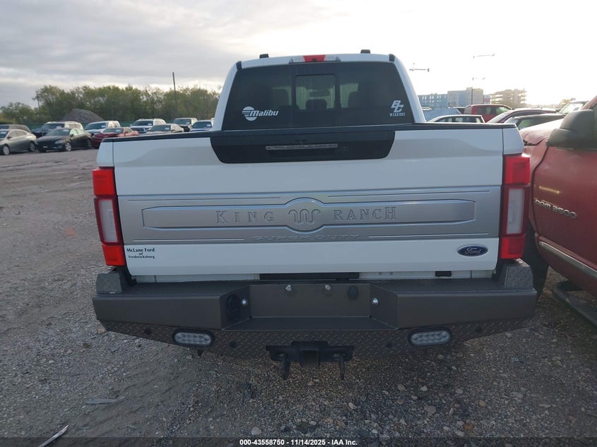 2022 Ford F-250 King Ranch VIN: 1FT7W2BTXNEE65282 Lot: 43558750