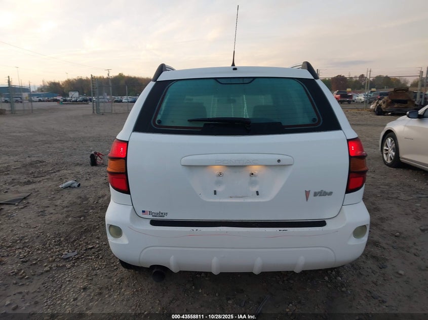 2006 Pontiac Vibe VIN: 5Y2SL65856Z420018 Lot: 43558811
