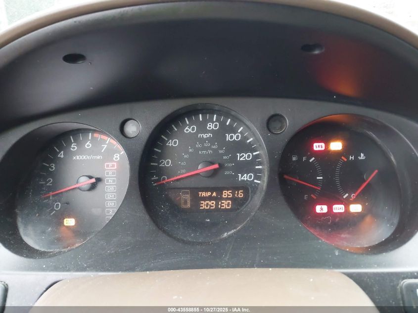 2001 Acura Mdx VIN: 2HNYD18651H534558 Lot: 43558855