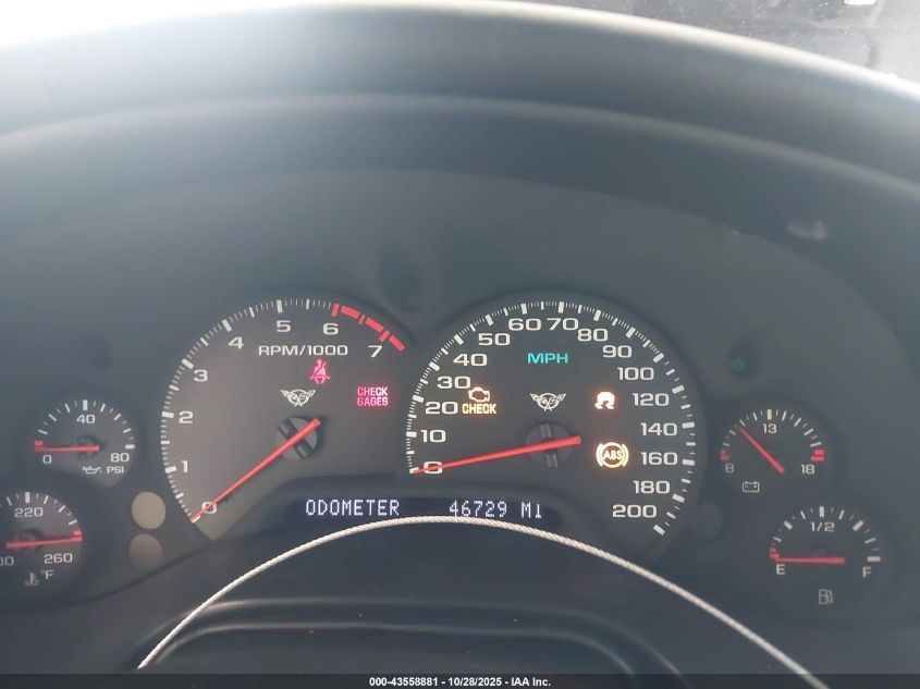 1997 Chevrolet Corvette VIN: 1G1YY22GXV5103401 Lot: 43558881