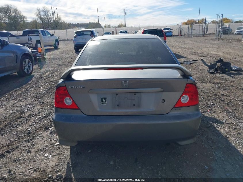 2004 Honda Civic Ex VIN: 1HGEM21934L054448 Lot: 43558893