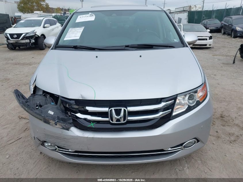 2015 Honda Odyssey Touring/Touring Elite VIN: 5FNRL5H93FB115023 Lot: 43558983