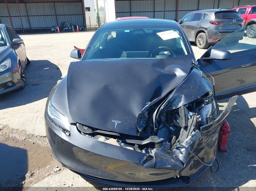2025 Tesla Model 3 Long Range Rear-Wheel Drive/Standard VIN: 5YJ3E1EA7SF989649 Lot: 43559109