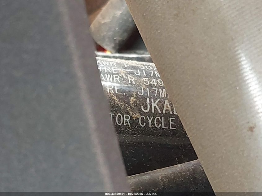 2012 Kawasaki Le650 C VIN: JKALEEC1XCDA06222 Lot: 43559151