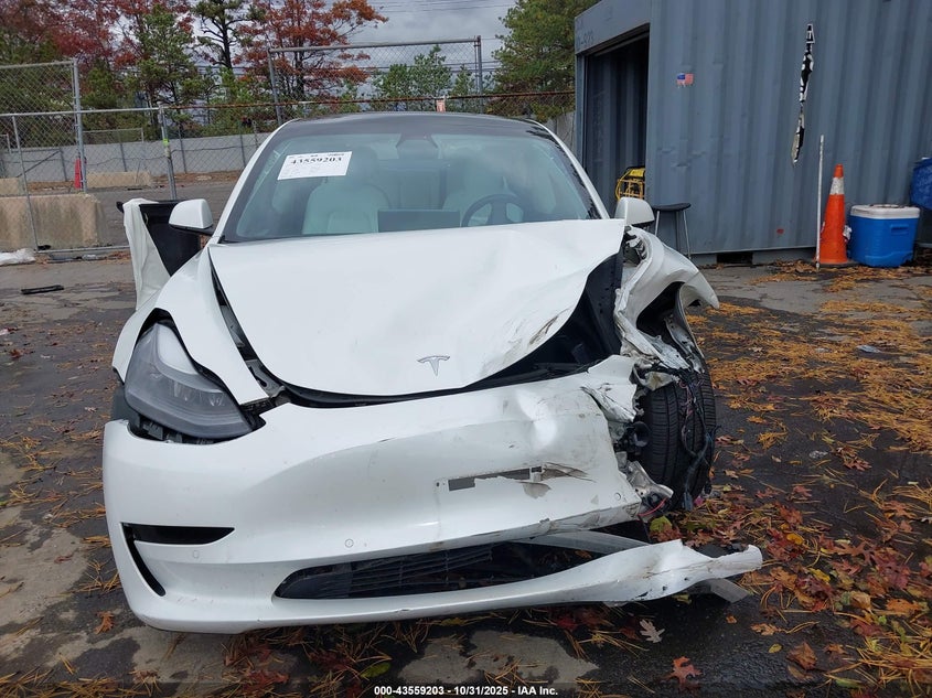 2021 Tesla Model 3 Standard Range Plus Rear-Wheel Drive VIN: 5YJ3E1EAXMF020558 Lot: 43559203