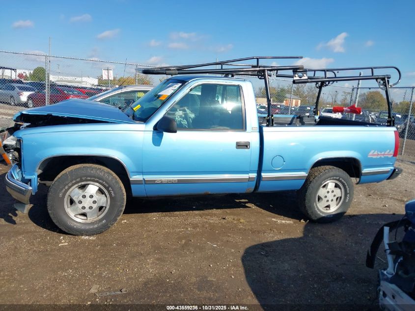 1997 Chevrolet K1500 Fleetside VIN: 1GCEK14RXVZ170822 Lot: 43559236