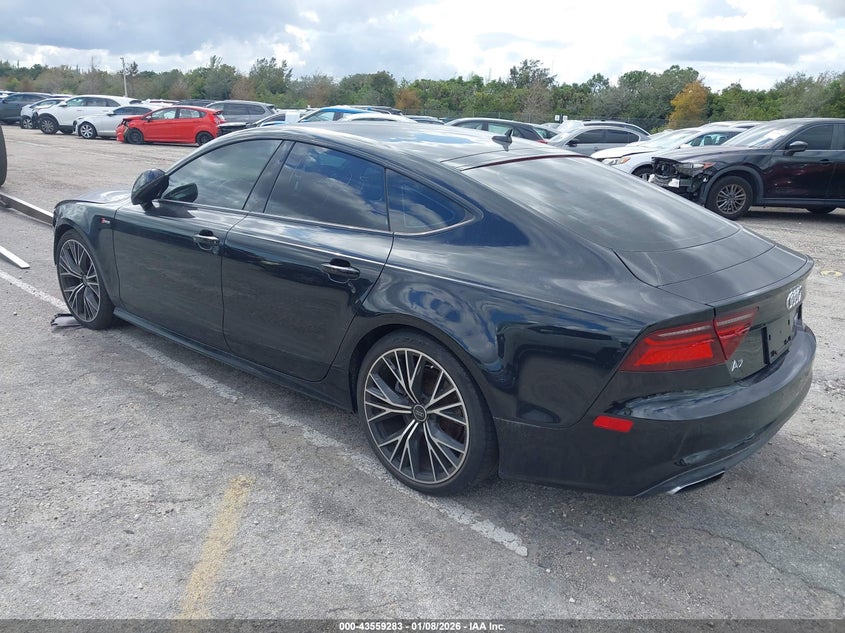 Vin: wauw3afc2jn005176, lot: 44054325, audi a7 3.0t premium plus 20183