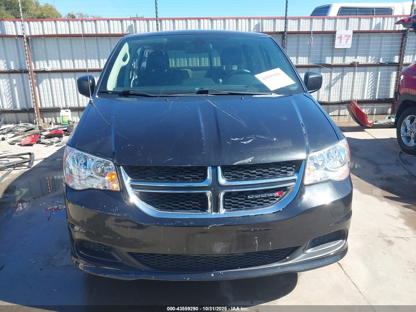 2018 Dodge Grand Caravan Se VIN: 2C4RDGBG2JR362529 Lot: 43559290