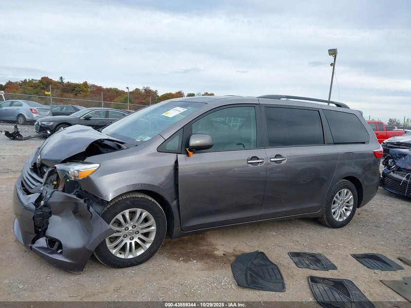 2016 Toyota Sienna Xle Premium 8 Passenger VIN: 5TDYK3DC5GS748169 Lot: 43559344