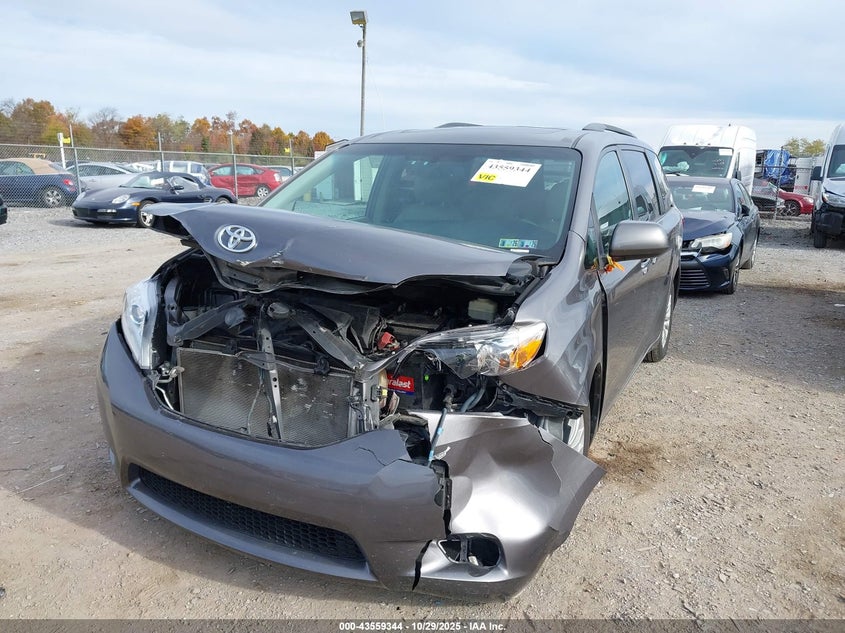 2016 Toyota Sienna Xle Premium 8 Passenger VIN: 5TDYK3DC5GS748169 Lot: 43559344