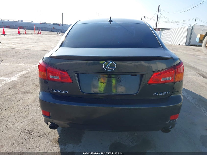 2007 Lexus Is 250 VIN: JTHBK262372036625 Lot: 43559446