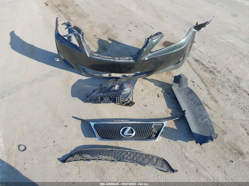 2007 Lexus Is 250 VIN: JTHBK262372036625 Lot: 43559446