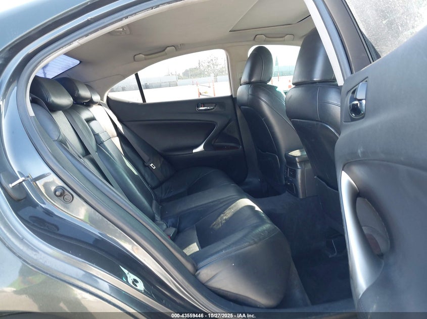2007 Lexus Is 250 VIN: JTHBK262372036625 Lot: 43559446