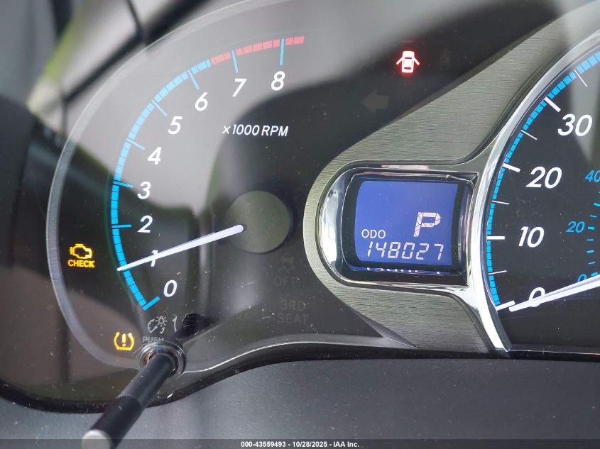 2011 Toyota Sienna Xle V6 VIN: 5TDYK3DC5BS027763 Lot: 43559493