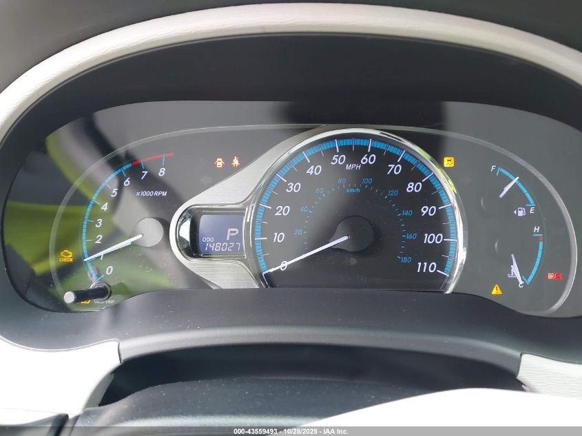 2011 Toyota Sienna Xle V6 VIN: 5TDYK3DC5BS027763 Lot: 43559493