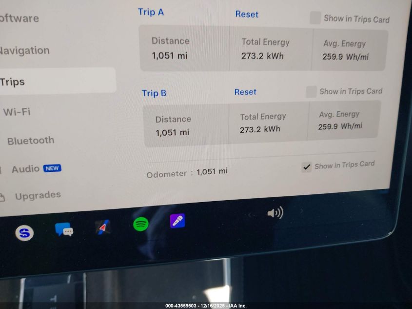 2026 Tesla Model Y VIN: 7SAYGDEE3TA391368 Lot: 43559503