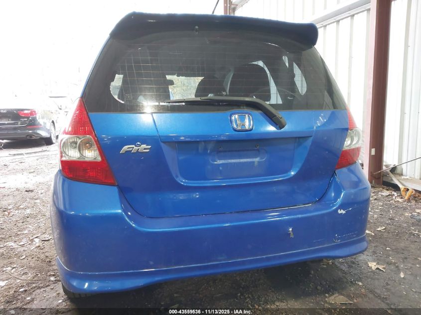 2008 Honda Fit Sport VIN: JHMGD38668S027702 Lot: 43559536