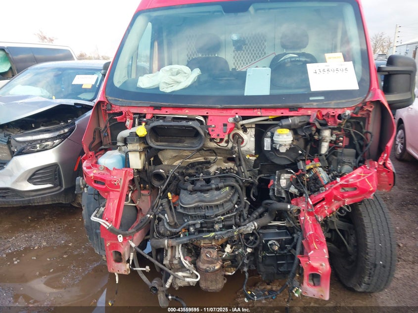 2017 Ram Promaster 3500 Cargo Van High Roof 159 Wb Ext VIN: 3C6URVJGXHE507126 Lot: 43559595