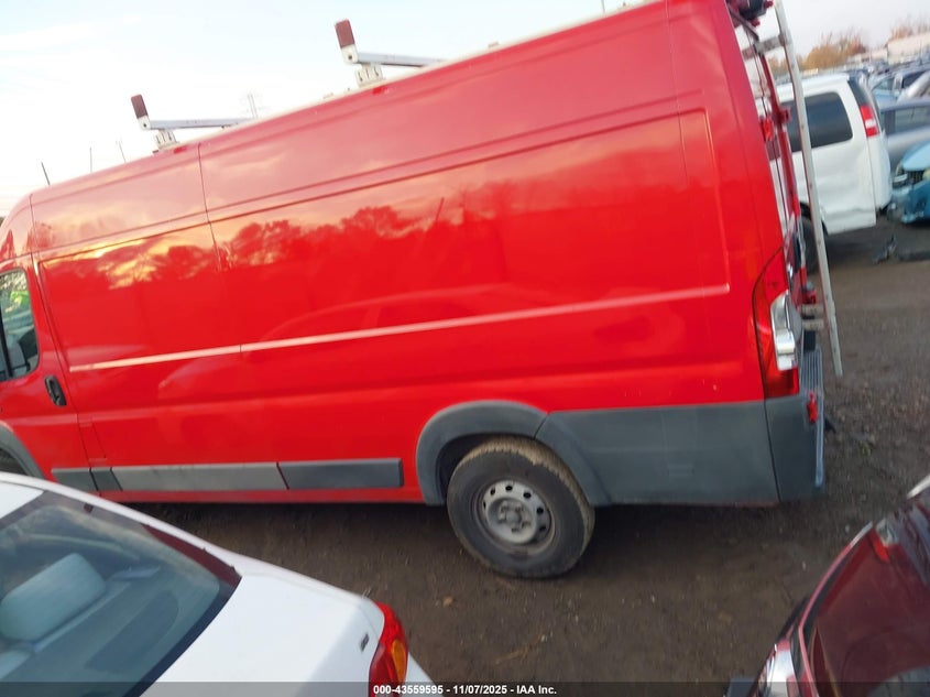 2017 Ram Promaster 3500 Cargo Van High Roof 159 Wb Ext VIN: 3C6URVJGXHE507126 Lot: 43559595