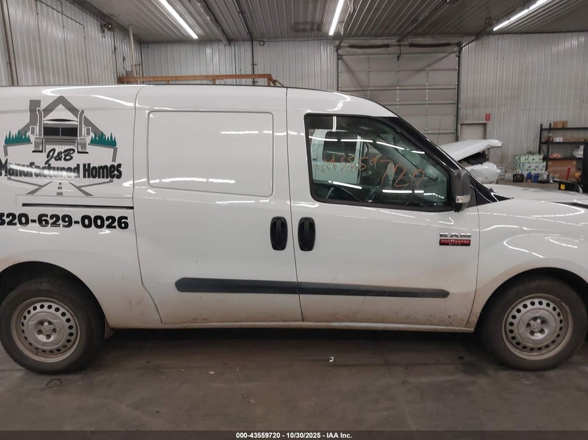 2019 Ram Promaster City Tradesman VIN: ZFBHRFAB0K6N16955 Lot: 43559720