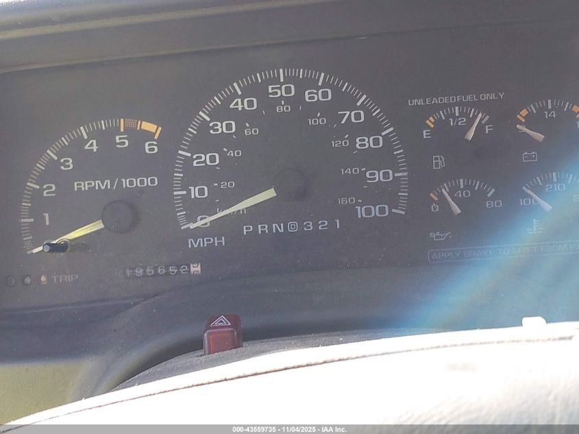 1996 Chevrolet Gmt-400 C2500 VIN: 1GCFC29R6TE125946 Lot: 43559735