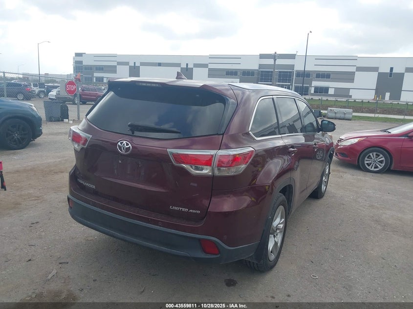 5TDDKRFH2GS236623 2016 TOYOTA HIGHLANDER photo no. 4