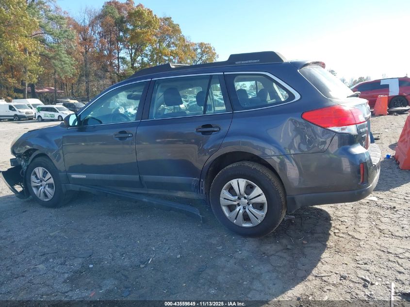 2010 Subaru Outback 2.5I VIN: 4S4BRBAC6A3349985 Lot: 43559849
