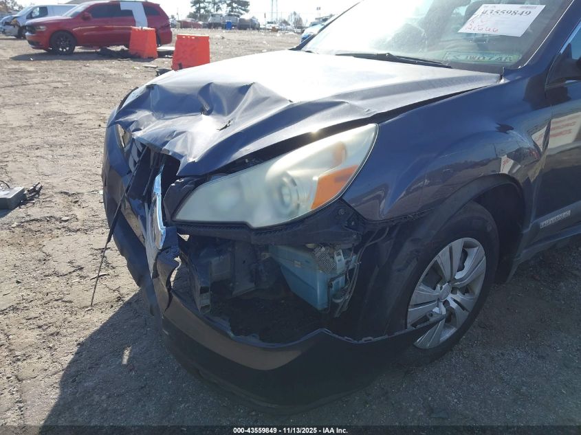 2010 Subaru Outback 2.5I VIN: 4S4BRBAC6A3349985 Lot: 43559849