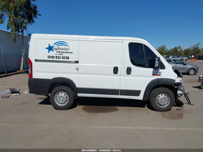 2019 Ram Promaster 1500 Low Roof 118 Wb VIN: 3C6TRVNGXKE532136 Lot: 43559887