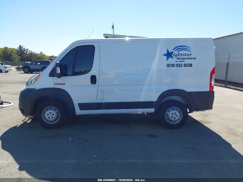 2019 Ram Promaster 1500 Low Roof 118 Wb VIN: 3C6TRVNGXKE532136 Lot: 43559887