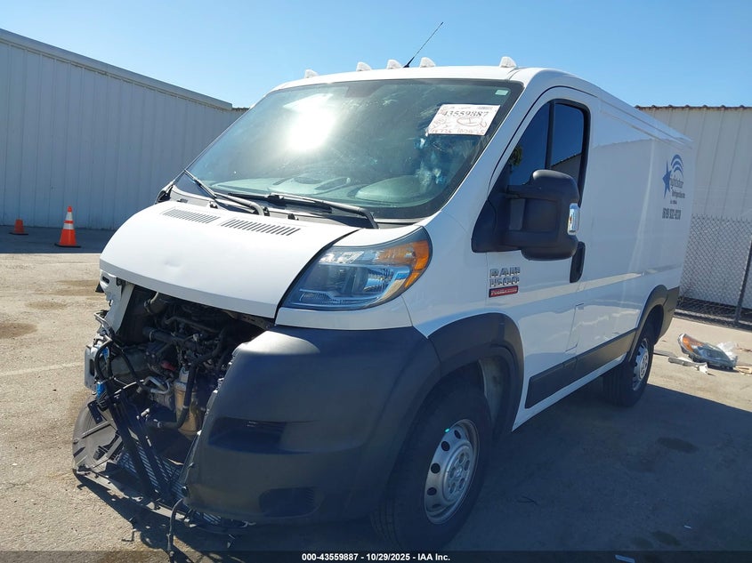 2019 Ram Promaster 1500 Low Roof 118 Wb VIN: 3C6TRVNGXKE532136 Lot: 43559887