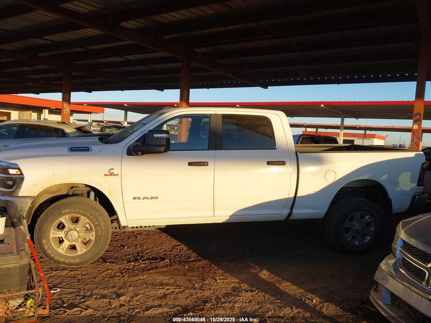 2025 Ram 2500 Big Horn 4X4 6'4 Box VIN: 3C63R5DL8SG501874 Lot: 43560046