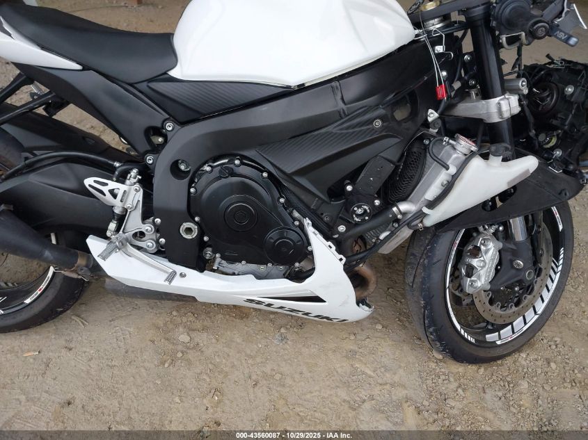 2011 Suzuki Gsx-R600 VIN: JS1GN7FA1B2103261 Lot: 43560087