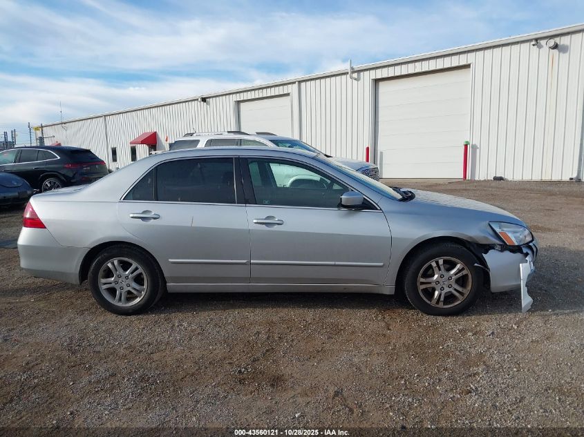 2007 Honda Accord 2.4 Se VIN: 1HGCM56367A137417 Lot: 43560121