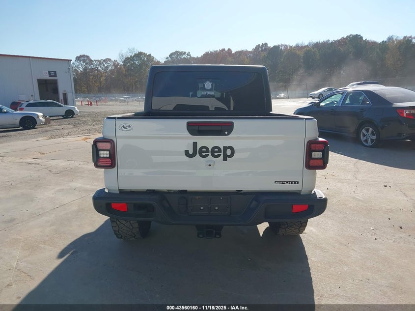 2020 Jeep Gladiator Sport S 4X4 VIN: 1C6HJTAG6LL122286 Lot: 43560160