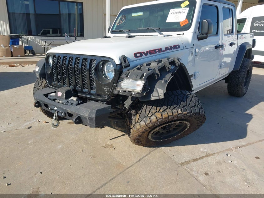 2020 Jeep Gladiator Sport S 4X4 VIN: 1C6HJTAG6LL122286 Lot: 43560160