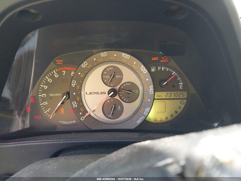 2002 Lexus Is 300 VIN: JTHBD192720059359 Lot: 43560204